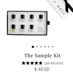Riddle Roll On Sample Kit BNIB create your own signature scent 7 x 1 ml